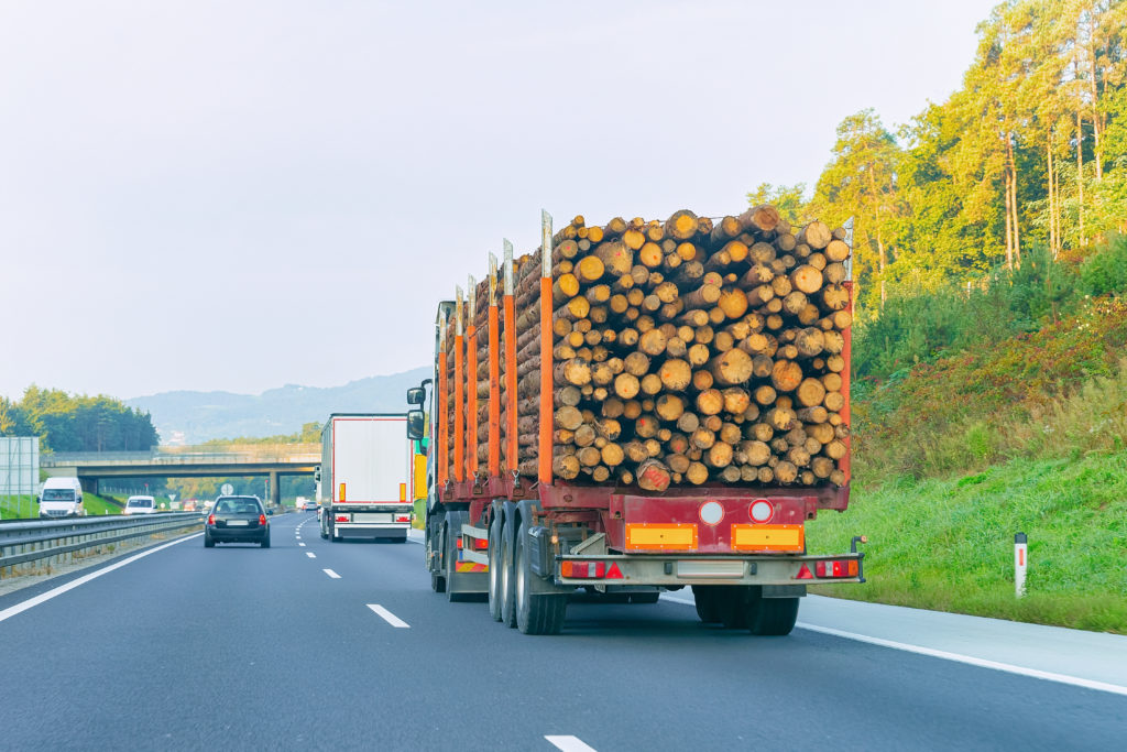 Overweight truck accident