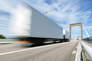 a speeding truck in Key Biscayne, FL
